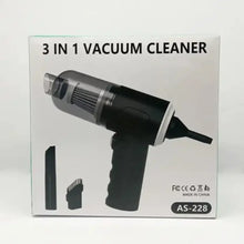 3 In 1 Portable Vacuum Cleaner Wireless Hand-held Cleaning For Car Home