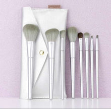 7 Pcs Makeup Brush Set Complete Lip Brush Eye Shadow Loose Powder Brush Beauty Tools With Pouch