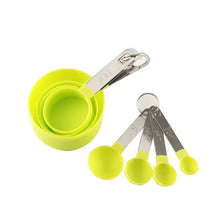 8pcs Measuring Cups Spoons Set For Baking Cake Pastry Cooking Utensils Stainless Steel Handle (random Color)