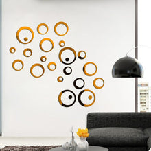 Acrylic Ring Mirror Wall Decor