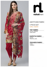 Nishat Linen 3 Piece Digital Printed Lawn Ladies Unstitched Suit New Collection