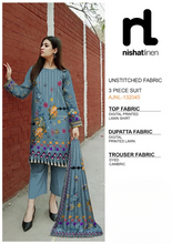 Nishat Linen 3 Piece Digital Printed Lawn Ladies Unstitched Suit New Collection