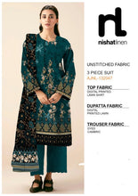 Nishat Linen 3 Piece Digital Printed Lawn Ladies Unstitched Suit New Collection