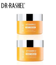 Pack Of 3 Dr Rashel Vitamin C – Day & Night Cream + Facial Cleanser With Hyaluronic Acid